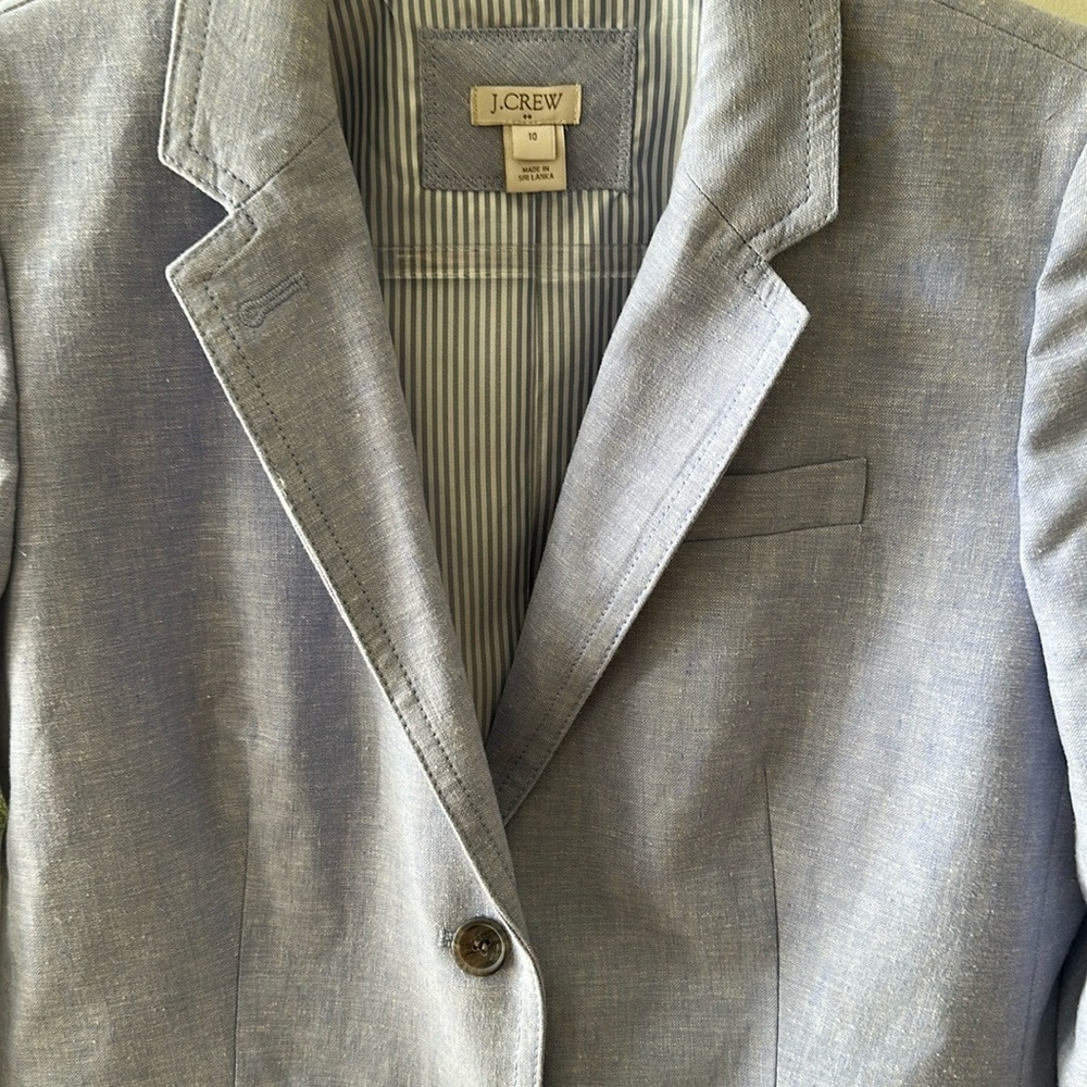 J. Crew Blue Blazer Tailored Suit Jacket